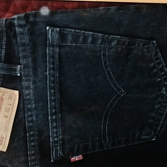 🏁 Vintage Levi's USA  550 Jeans Black  RELAXED 30 X 30 High Waist Mom Wedgie - Picture 7 of 16